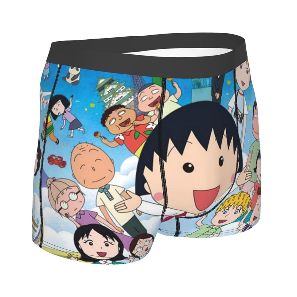 Amazon | [Fgaith] メンズ 平角パンツ ちびまる子ちゃん (1